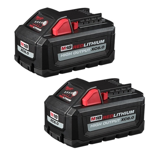 Picture of Milwaukee Electric Tool 48-11-1862 M18 High Output Xc6.0 Battery 2Pk